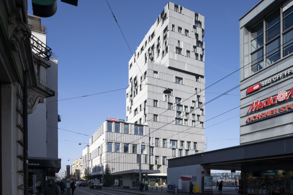 Meret Oppenheim Tower, Basel, aufgenommen am 05.12.2019 (SBB/Christian Beutler)